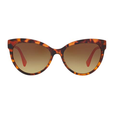 versace cat eye 57mm sunglasses orange brown|women's Versace cat eye glasses.